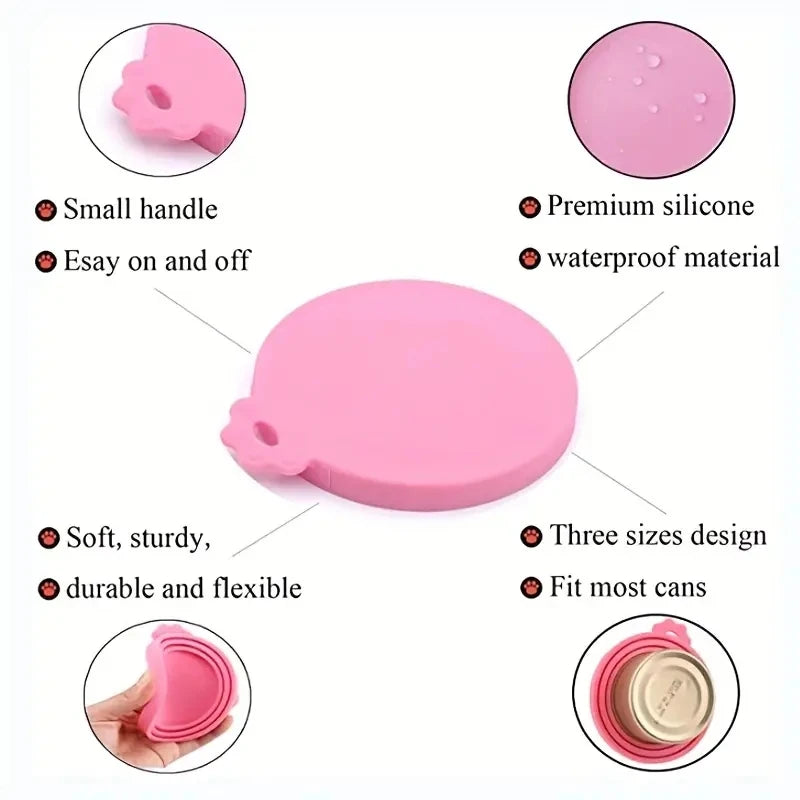 1 Reusable Silicone Pet Can Lid.