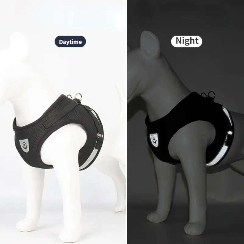 Pet Leash Undershirt Harnesses Mesh Breathable