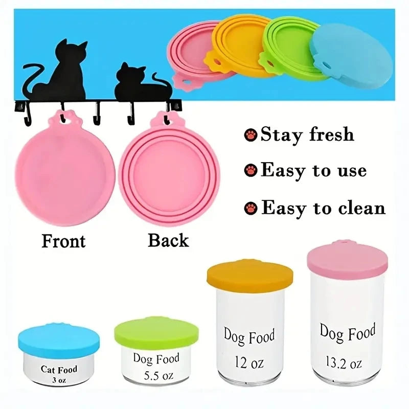 1 Reusable Silicone Pet Can Lid.