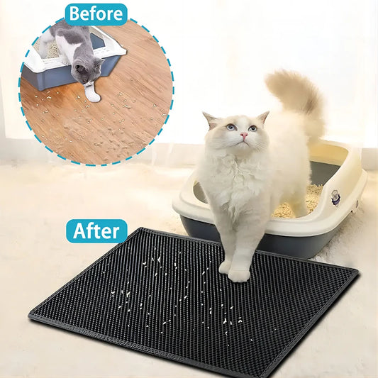 EVA Double Layer Cat Litter Pad.