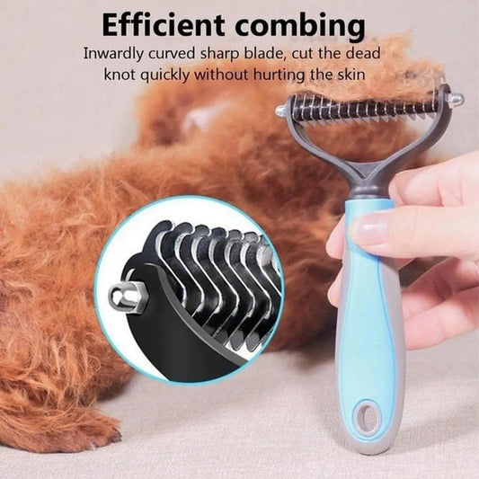 Dog Cat Dematting and Deshedding Brush