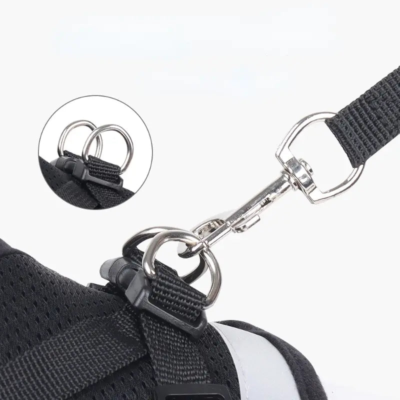 Pet Leash Undershirt Harnesses Mesh Breathable