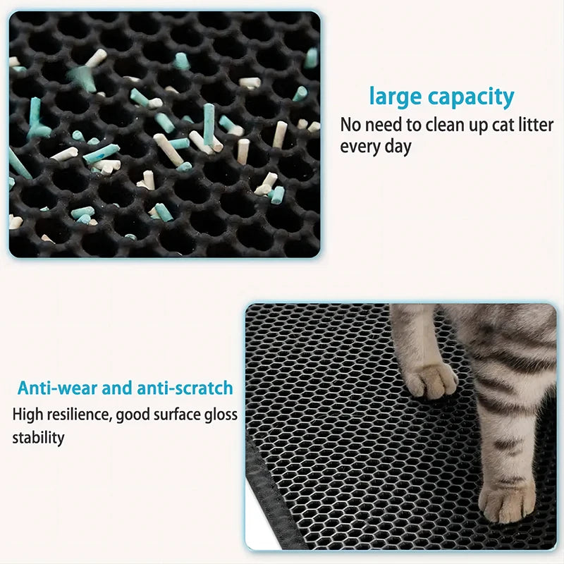 EVA Double Layer Cat Litter Pad.