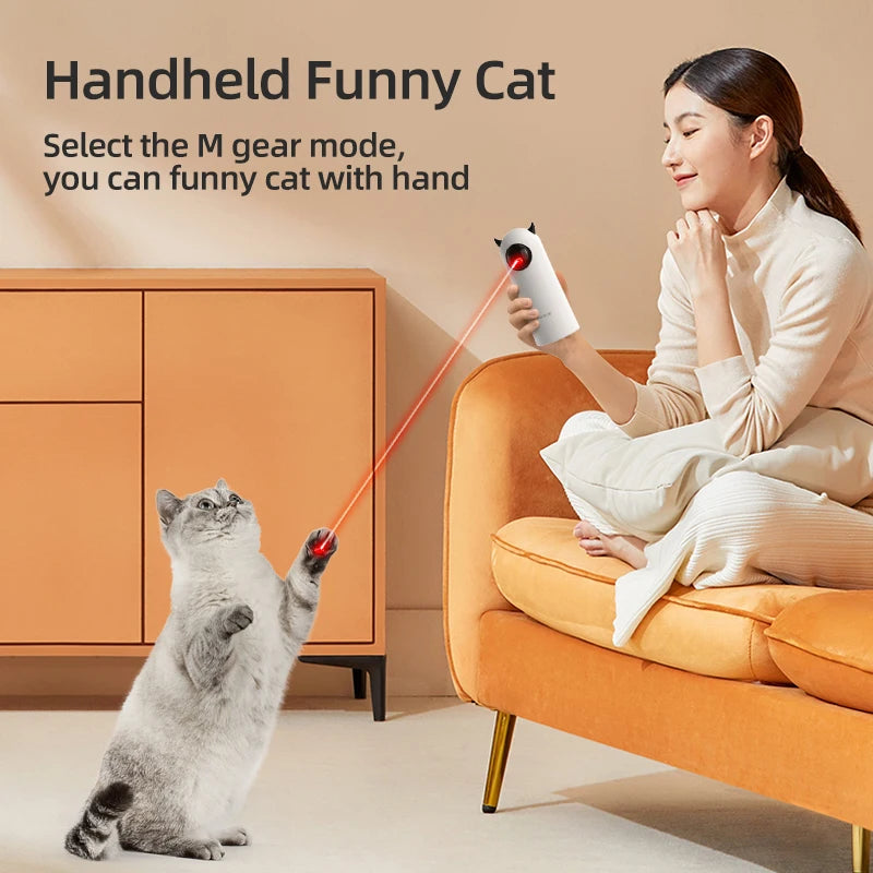 Automatic Toys Interactive Smart Teasing Pet LED Laser Indoor